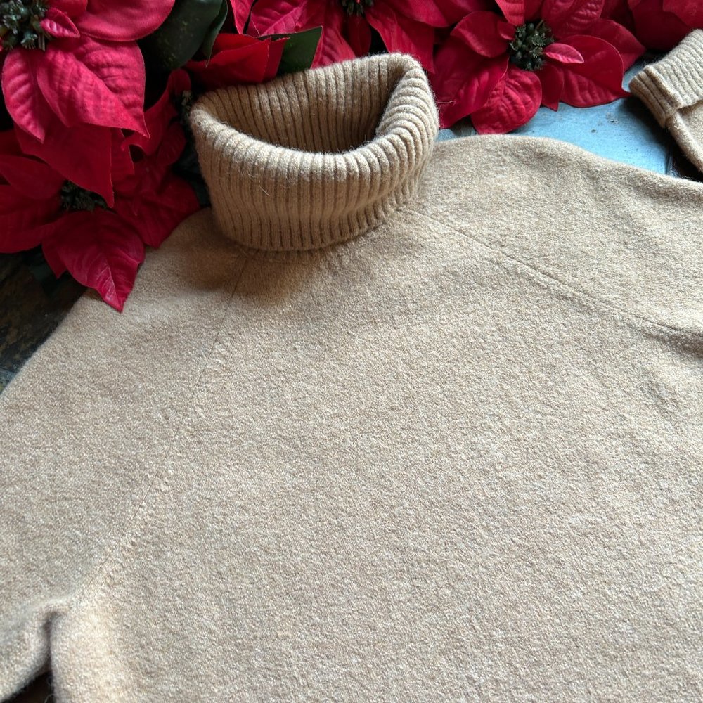 J. Crew Soft Wool Blend Turtleneck Sweater - Picture 2 of 10
